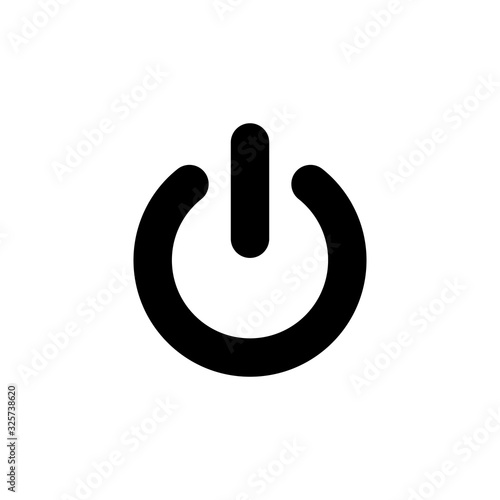 Power icon isolated on white background. Power Switch Icon. Start power icon