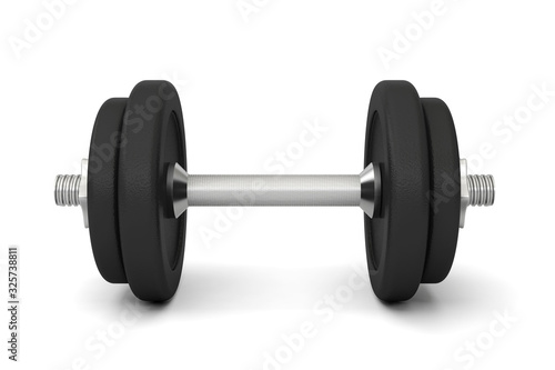 dumbbells bodybuilding weightlifting sport weights 3D
