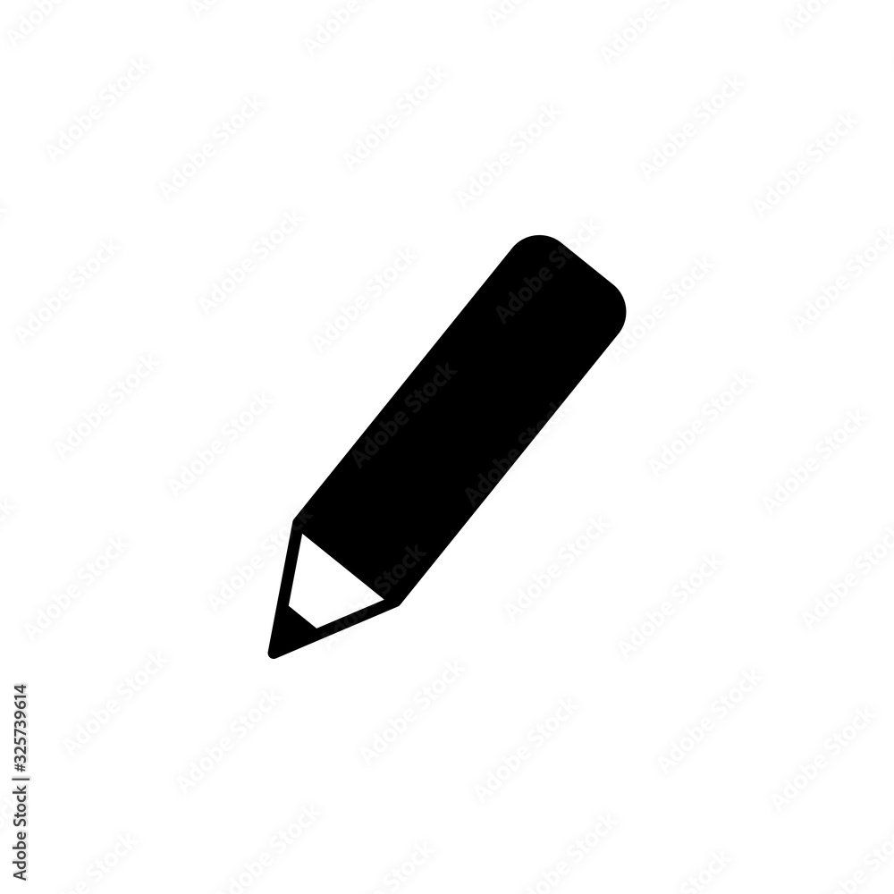 Pencil icon isolated on white background. Pencil vector icon. edit Pencil icon isolated on white background. Pencil vector icon. edit