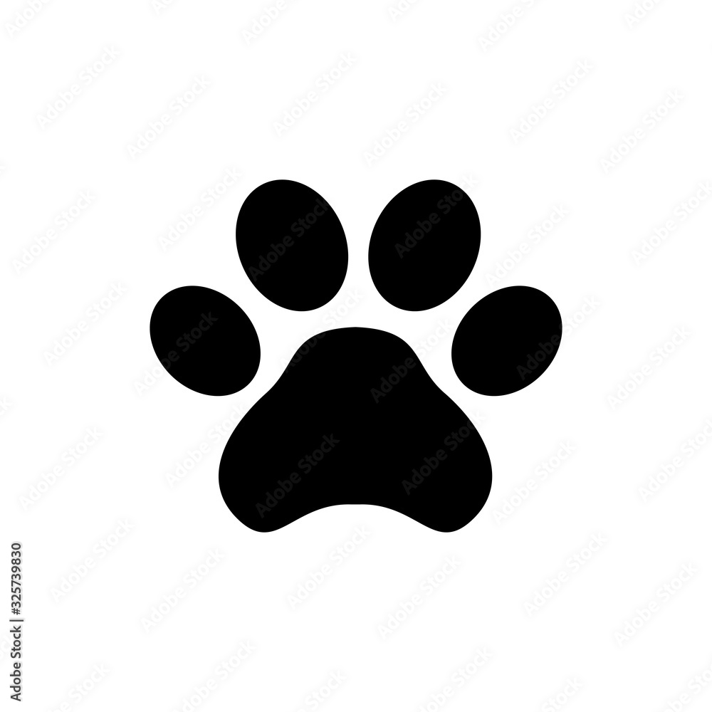 Paw icon isolated on white background. Paw Print icon Paw icon isolated on white background. Paw Print icon