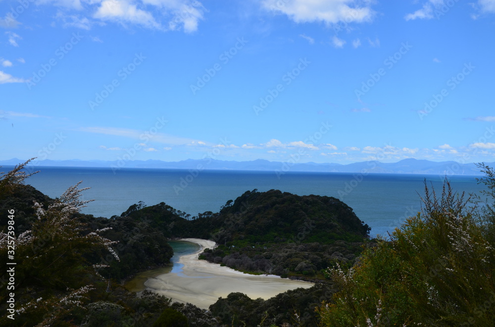 Abel Tasman Nationalpark Neuseeland Aussicht vom Coastal Track