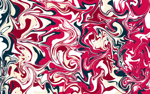 Marble texture banner. Liquid texture. Pink, blue, cream stains. Contrast vector stock illustration, for backgrounds, holidays, business cards, posters, cards. Surface water, paint waves, divorces