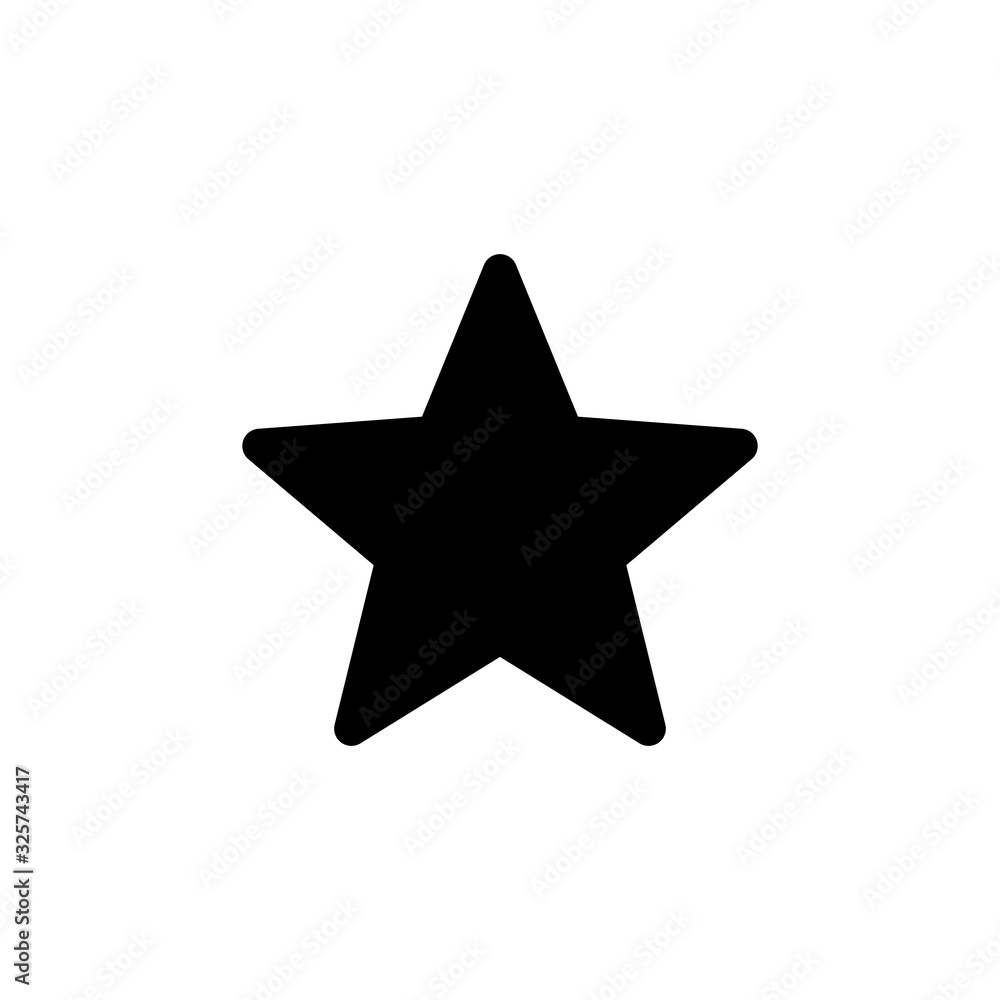 Star Icon isolated on white background. Star vector icon. Rating symbol Star Icon isolated on white background. Star vector icon. Rating symbol