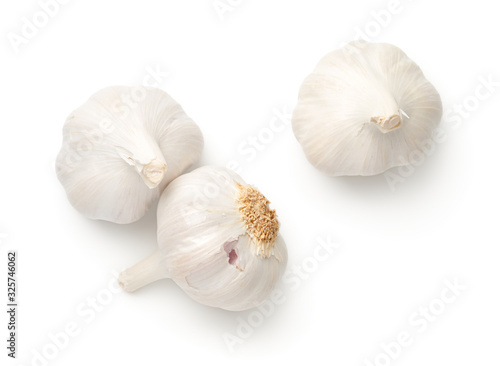 Garlic Isolated On White Background
