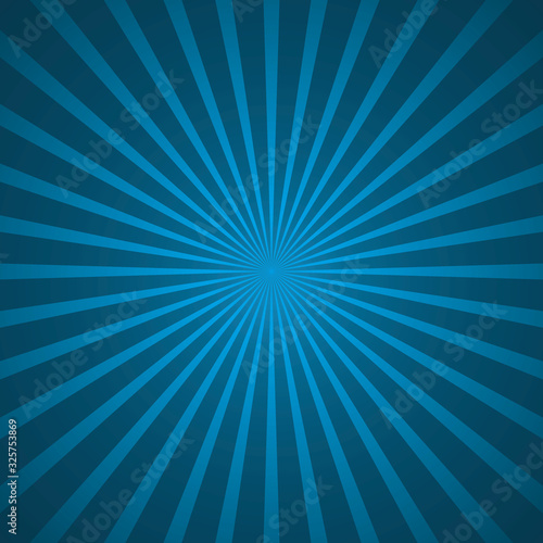 Vector Stock illustration. blue sunbeam splash background.