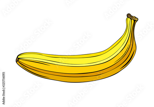 Banana icon yellow color