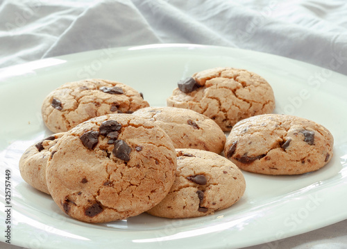 cookies on plate
