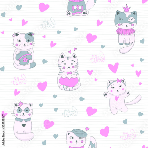 Wallpaper Mural Seamless walpaper pattern vectoer illustration Torontodigital.ca