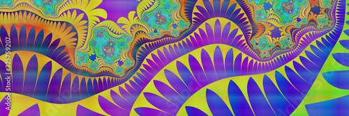 Photos Esoteric- art painting  arcane. 3D illustration- abstract ornate