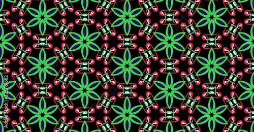 seamless pattern with flowers
