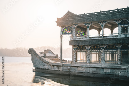 Marble Boat at Summer Palace in Beijing
