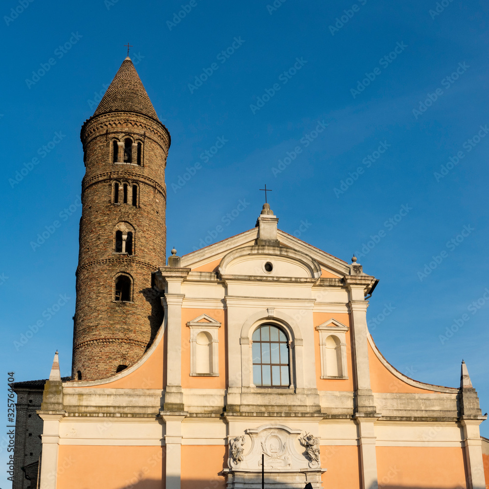 bell tower of San Giovanni Battista, Church in Ravenna, Italy bell tower of San Giovanni Battista, Church in Ravenna, Italy