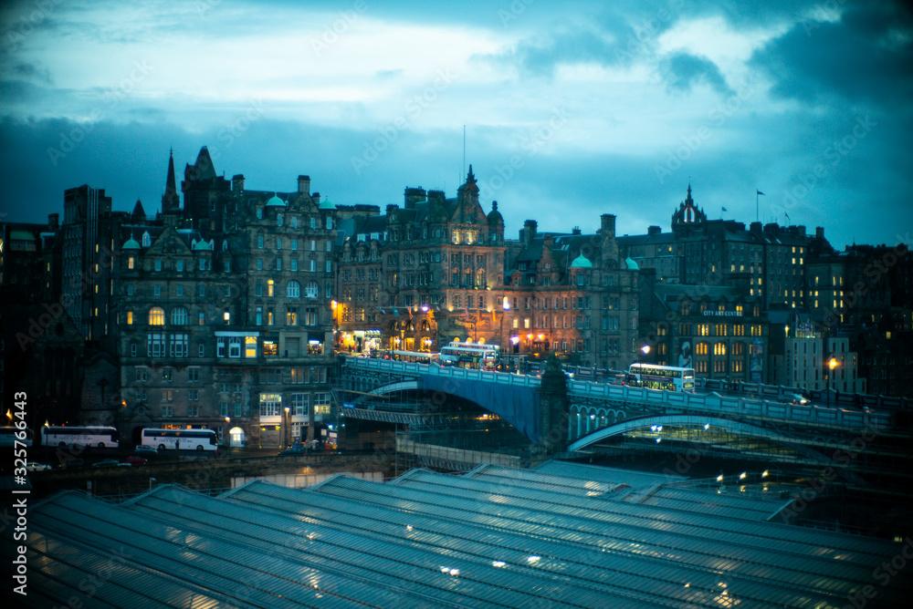 Fototapeta premium british Scotland England cityscape landscape