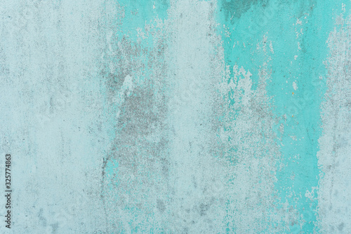 Textured Vintage blue wall background