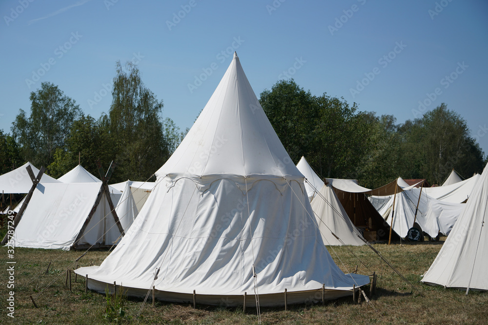 Impressions of a camp life on a medieval festival in Germany Impressions of a camp life on a medieval festival in Germany