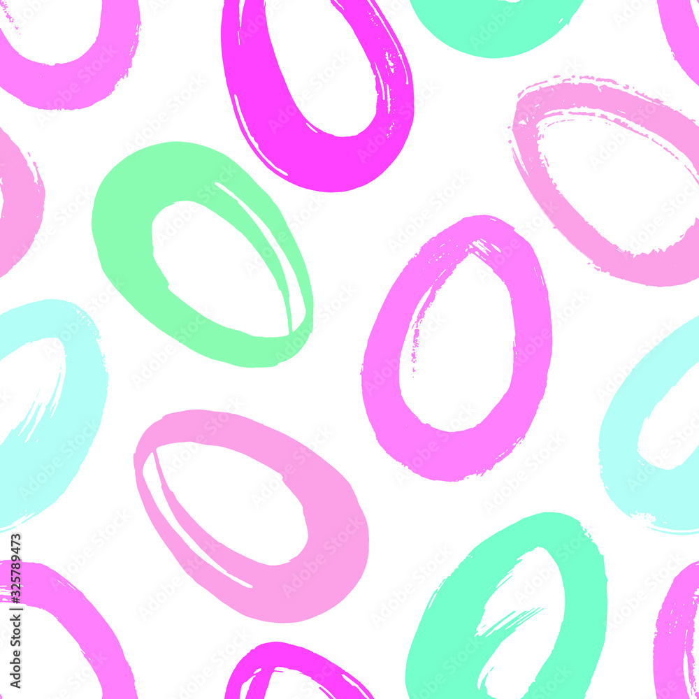 Vector seamless pattern with pretty pink and blue hand drawn eggs. Holiday easter design. Vector seamless pattern with pretty pink and blue hand drawn eggs. Holiday easter design.