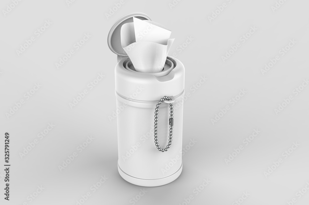 Container Cup For Branding, 3d render illustration. Container Cup For Branding, 3d render illustration.