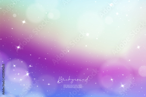 Unicorn Sky Colorful Gradient 09