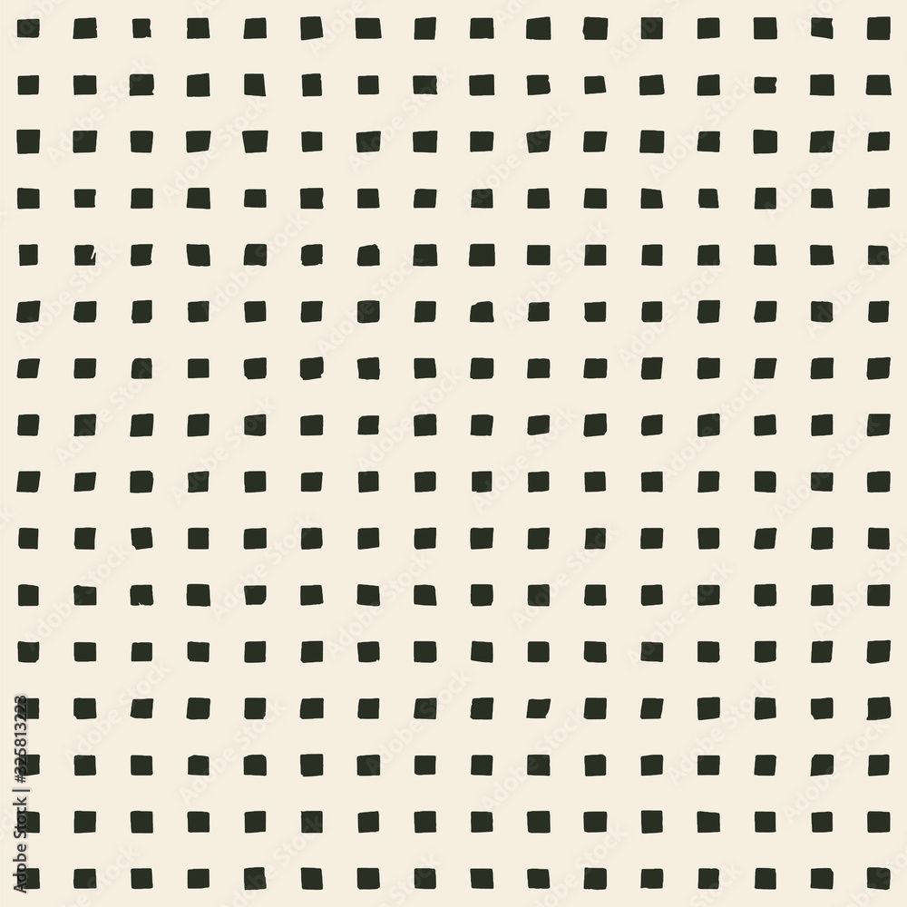 hand made perforated pattern with irregular square holes. seamless texture. - obrazy, fototapety, plakaty 