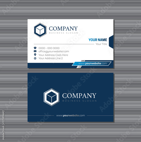 Company Business Card Template with Logo