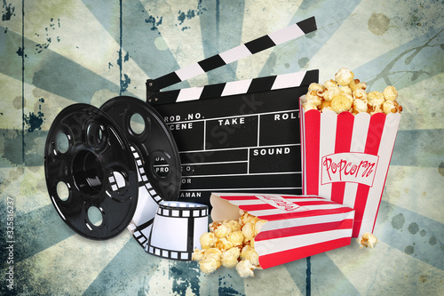 Kino mit Popcorn