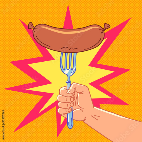 Wiener sausage frankfurter