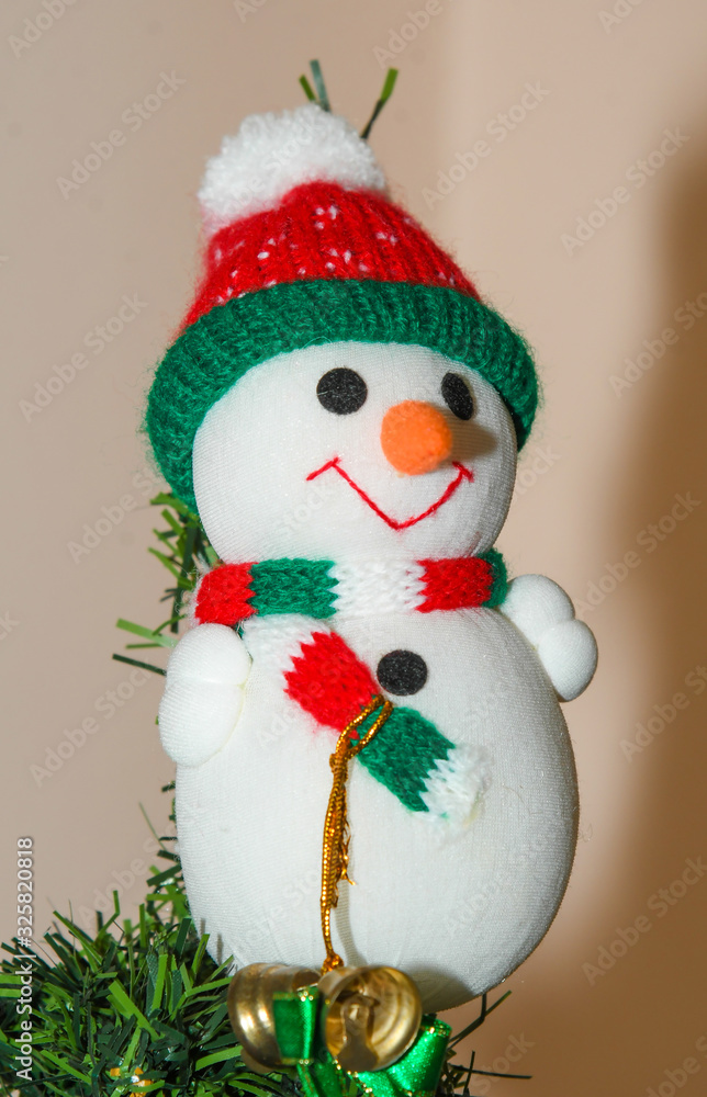 Snowman as christmas ornament