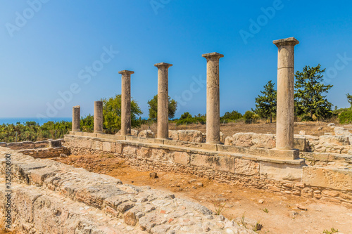 The Sanctuary of Apollo Hylates, Kourion, Limassol, Cyprus photo