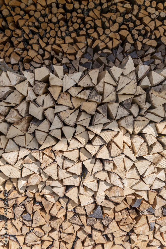 stack of firewood texture