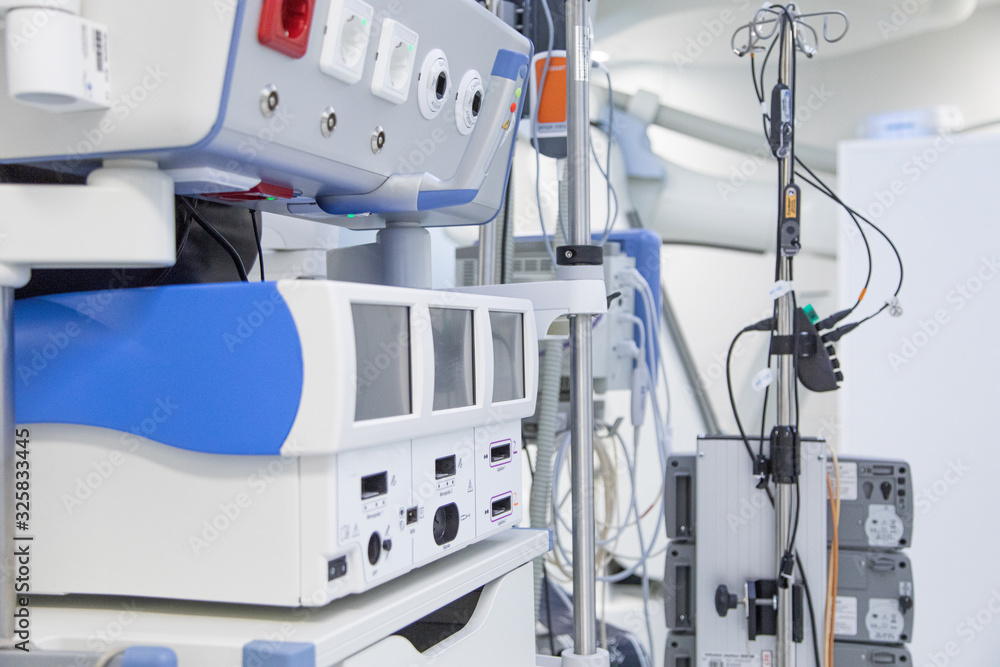 The operating room is ready for use. The operating room is ready for use.