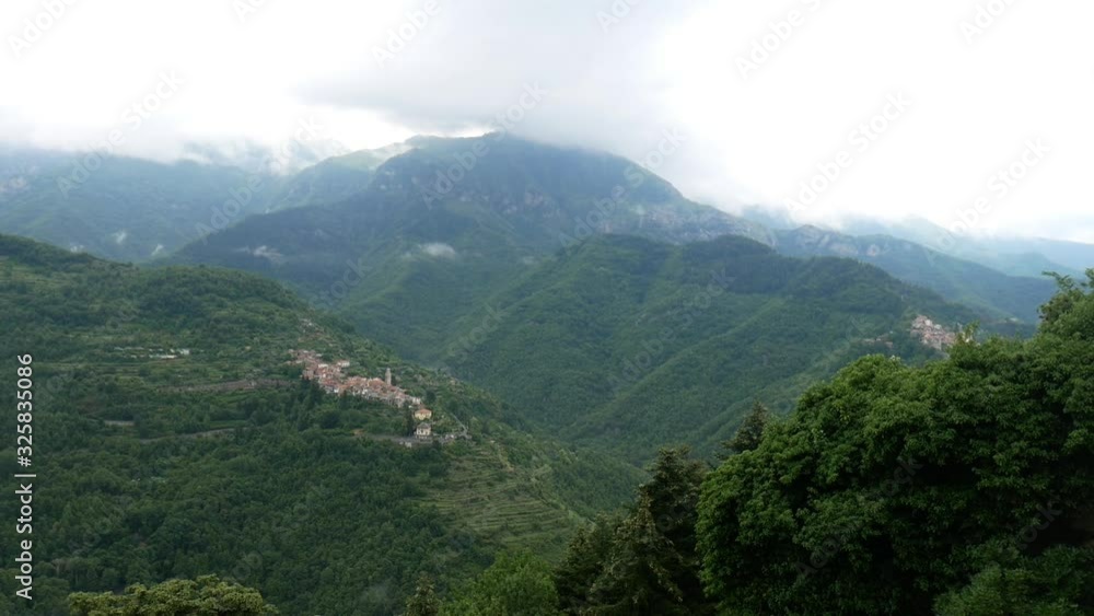 view on small back country villages in Italian Riviera back country view on small back country villages in Italian Riviera back country