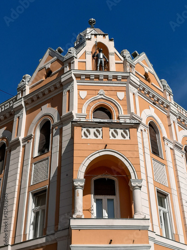 Building in old town of Novi Sad, Serbia.