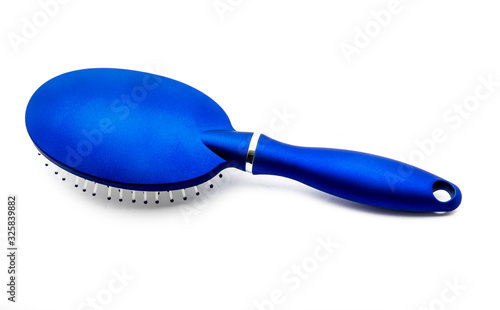 plastic modern hair brush  photo