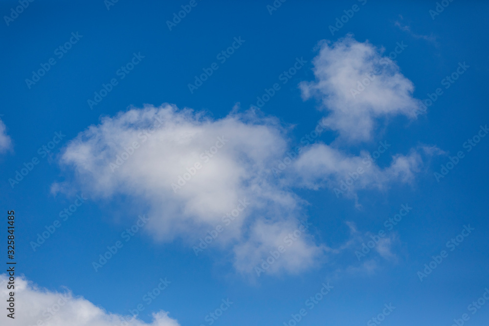 clouds in a blue sky