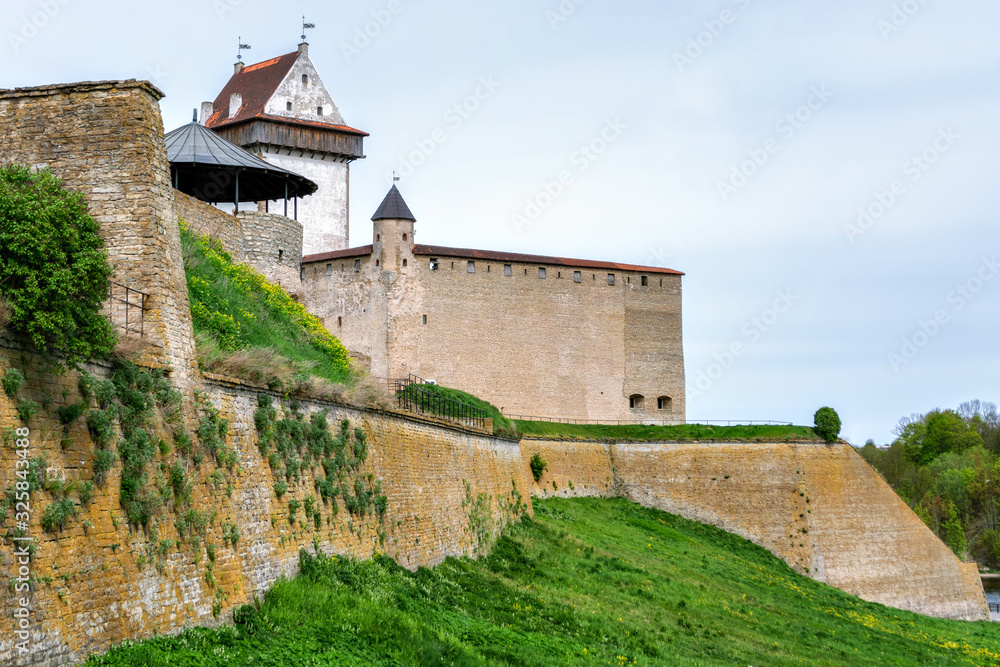 Walls of the Narva fortress.