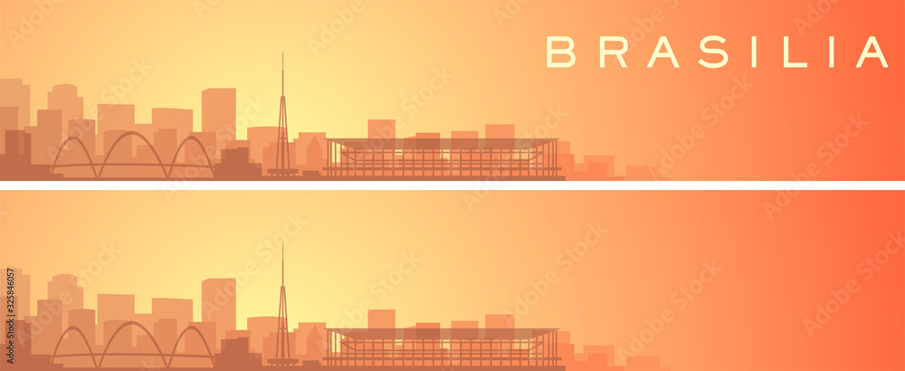 Brasilia Beautiful Skyline Scenery Banner