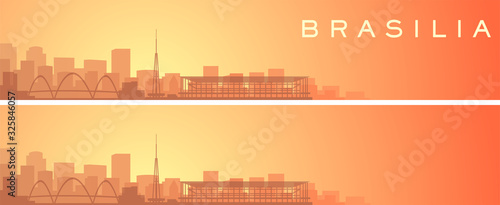 Brasilia Beautiful Skyline Scenery Banner