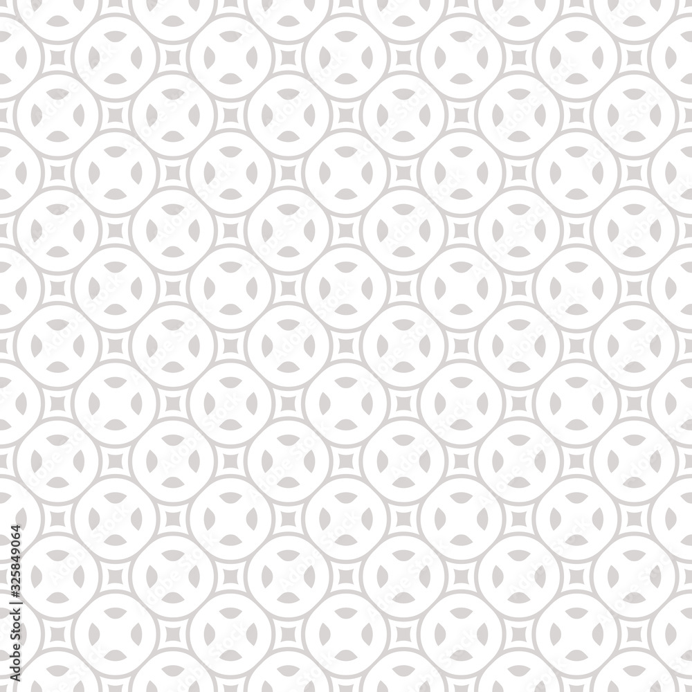 Subtle vector geometric seamless pattern with small rounded shapes, squares, circles, delicate rounded grid. Simple modern abstract background. Minimal texture in neutral colors, white and light gray Subtle vector geometric seamless pattern with small rounded shapes, squares, circles, delicate rounded grid. Simple modern abstract background. Minimal texture in neutral colors, white and light gray
