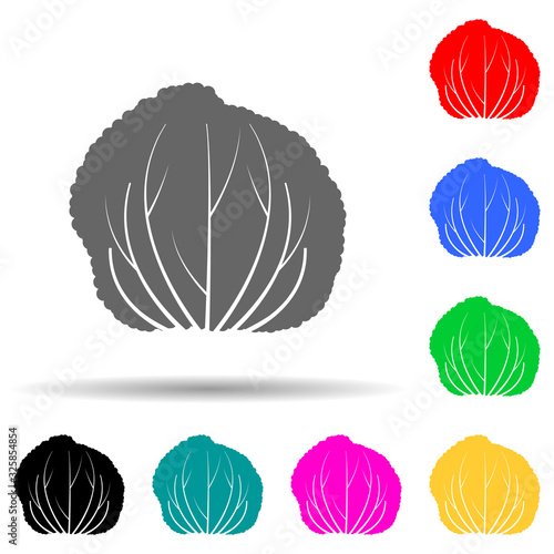 barberry tree multi color style icon. Simple glyph, flat vector of plants icons for ui and ux, website or mobile application