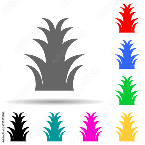 aloe multi color style icon. Simple glyph, flat vector of plants icons for ui and ux, website or mobile application