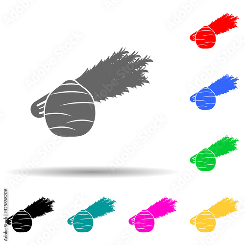 celery multi color style icon. Simple glyph, flat vector of roots icons for ui and ux, website or mobile application