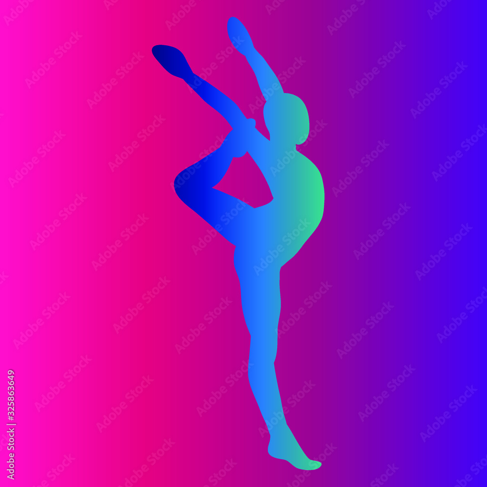 silhouette of ballet dancer silhouette of ballet dancer