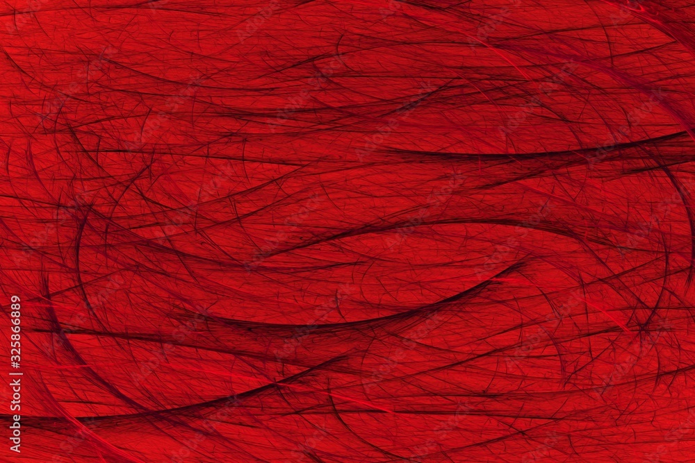 Fototapeta premium Abstract red background, random lines. Suitable for wallpapers and posters, web, cards, etc.