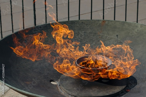 Eternal Flame at Shrine of Remembrance