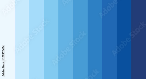 Blue color palette vector illustration