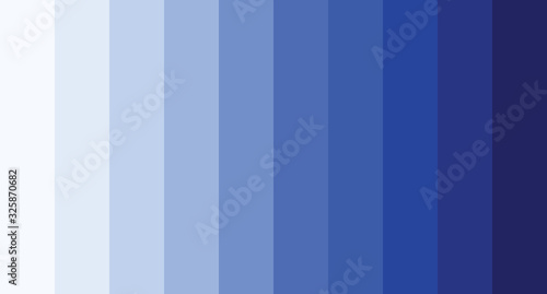 Blue color palette vector illustration