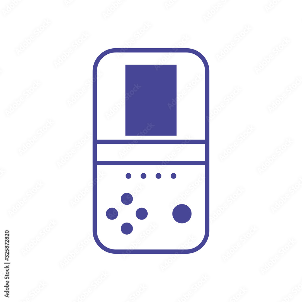 Isolated tetris line style icon vector design Isolated tetris line style icon vector design