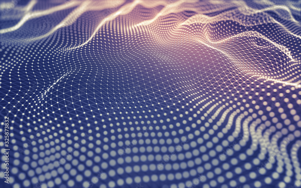 Abstract background. Molecules technology with polygonal shapes, connecting dots and lines. Connection structure. Big data visualization. Abstract background. Molecules technology with polygonal shapes, connecting dots and lines. Connection structure. Big data visualization.