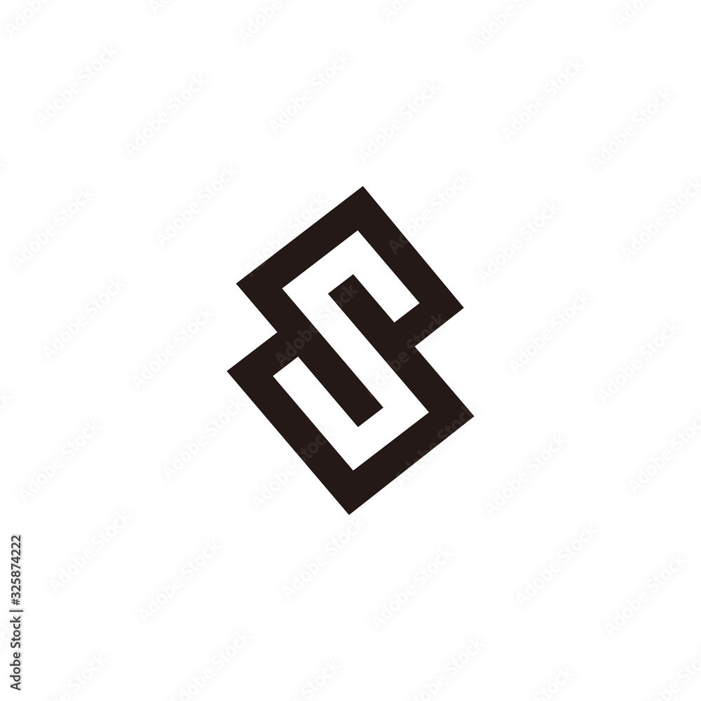 letter s outline infinity geometric design symbol logo vector letter s outline infinity geometric design symbol logo vector