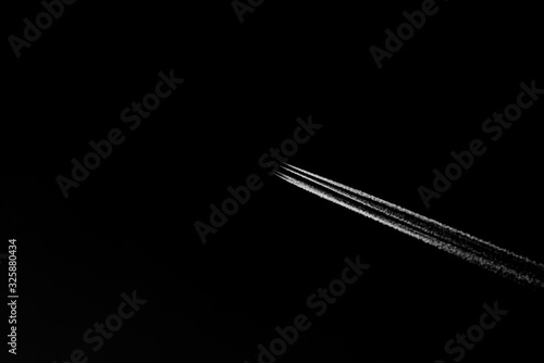 Fotografia Flight contrail